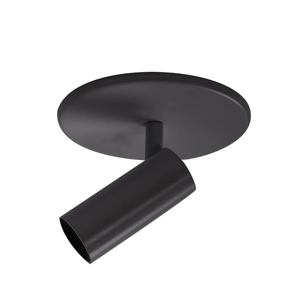 Downey 3-in Black LED Semi Flush Mount