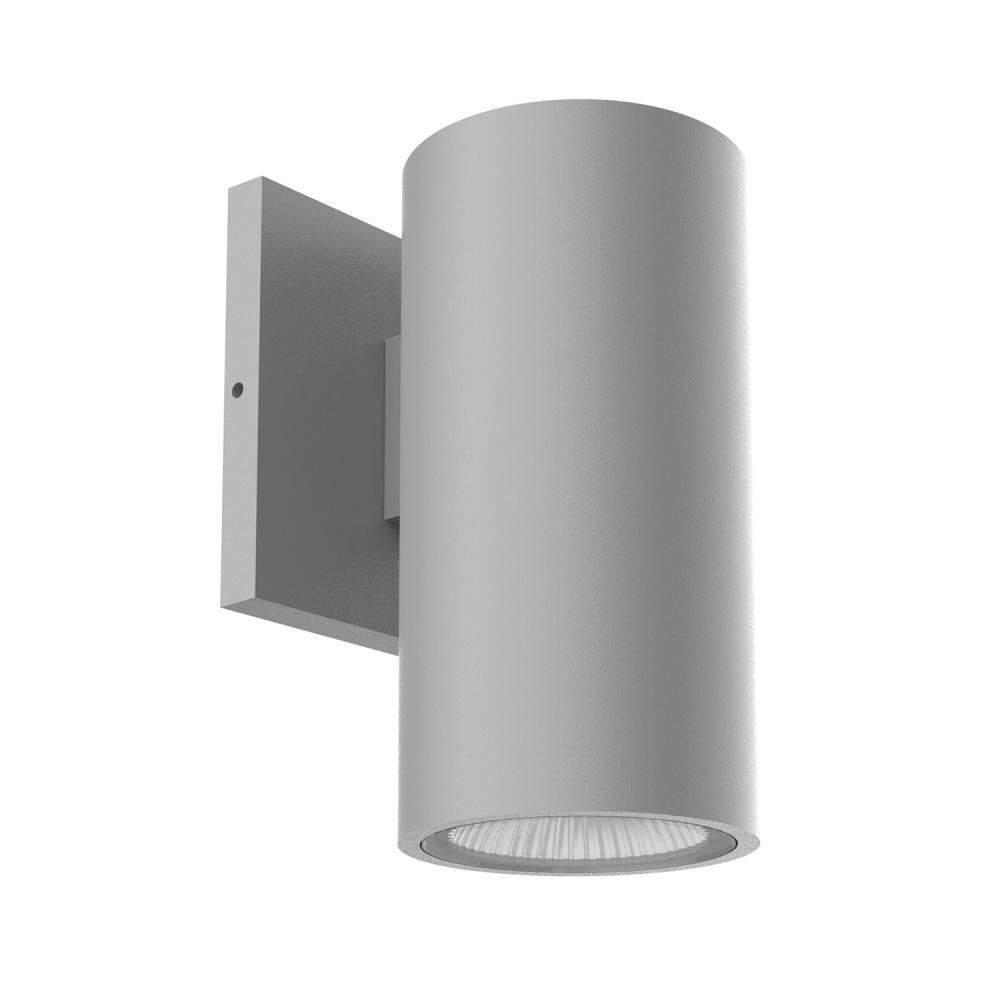 Nordic 7-in Gray LED Exterior Wall Sconce