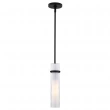 Vaxcel International P0419 - Vilo 4.5-in. W 1 Light Mini Pendant Matte Black