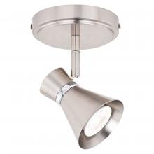 Vaxcel International C0218 - Alto 1L LED Directional Ceiling Light Brushed Nickel and Chrome