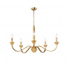 Terracotta Lighting H20105M-5GD - Sabine Small Chandelier with gold Finish