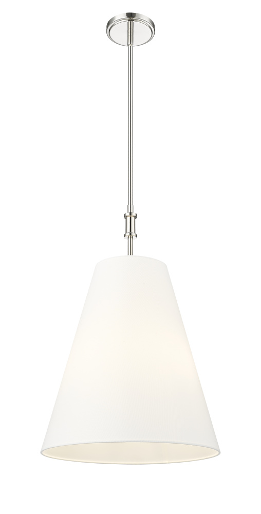 Adorra 16" Wide 3-Light Pendant - Polished Nickel