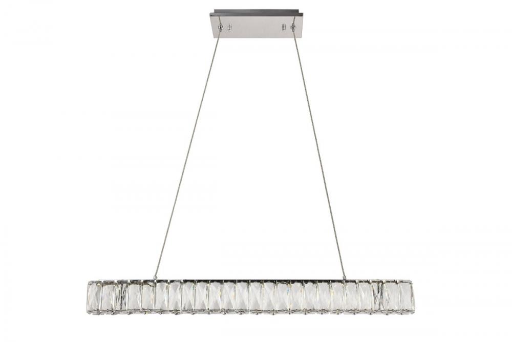 Monroe Integrated LED chip light Chrome Chandelier Clear Royal Cut Crystal