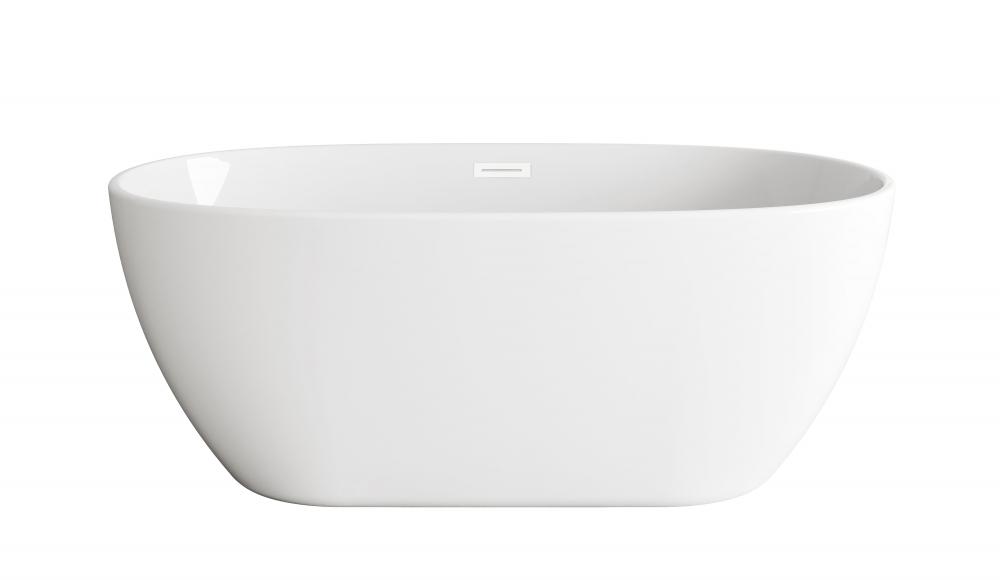 Bathtub 59.0"28.3"23.2" GW with WHT drain kit