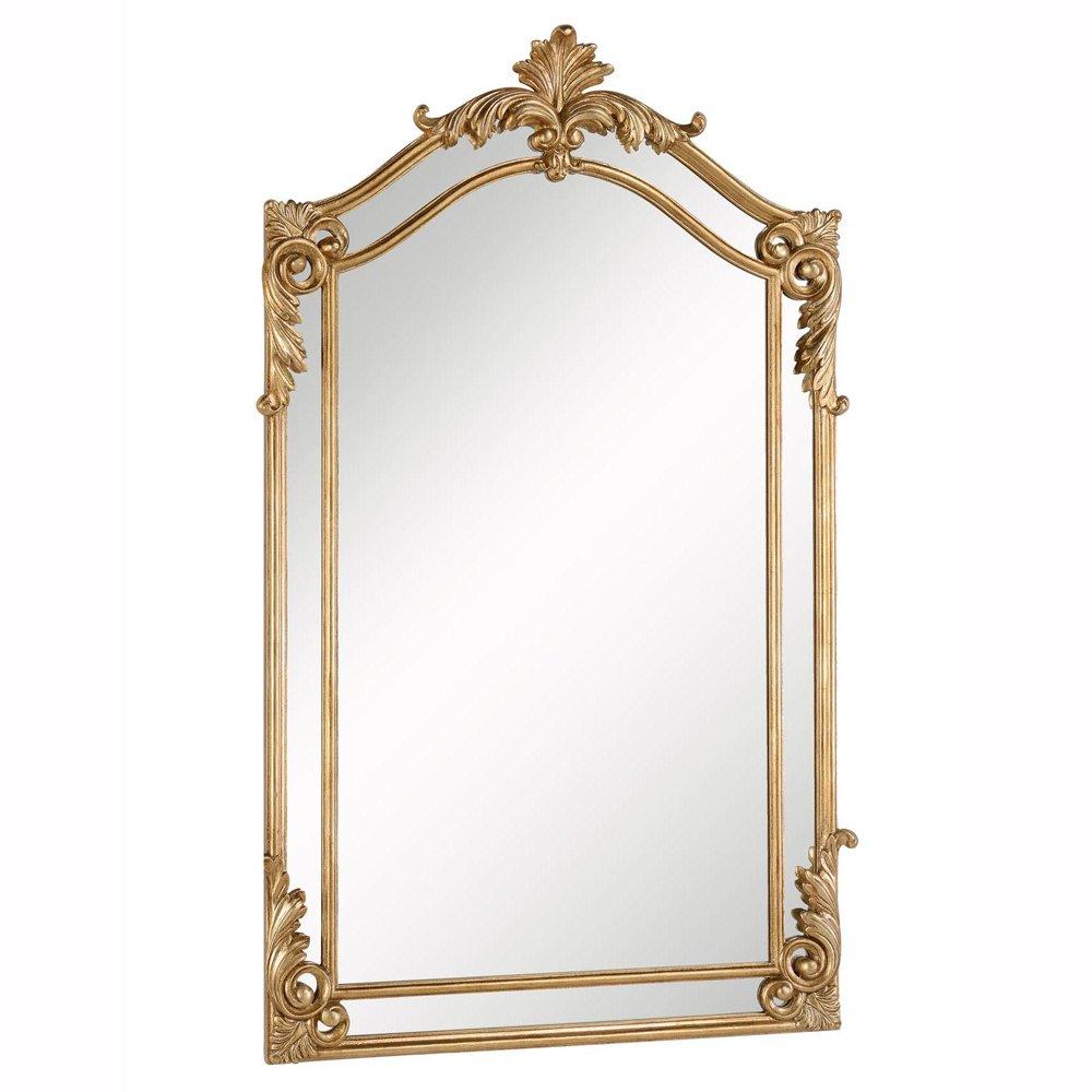 Antique 30 In. Contemporary Mirror in Antique Gold Leaf