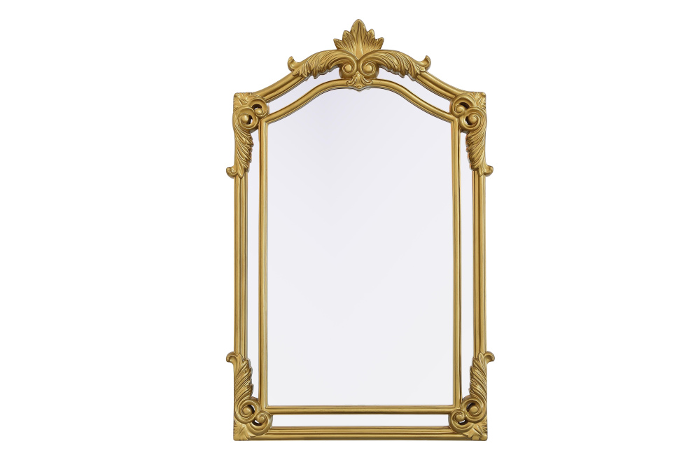 Wall mirror 28.5"x36" gold leaf
