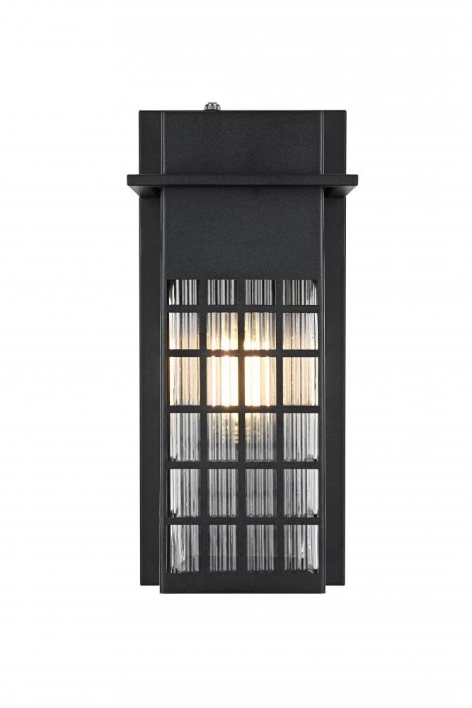 Wall sconce W7"* H15" E6.5" L1 Black