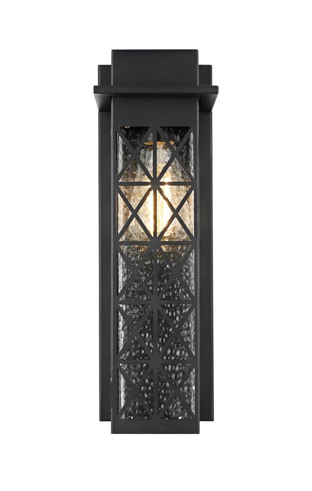 Wall sconce W5"* H15.5" E5" L1 Black