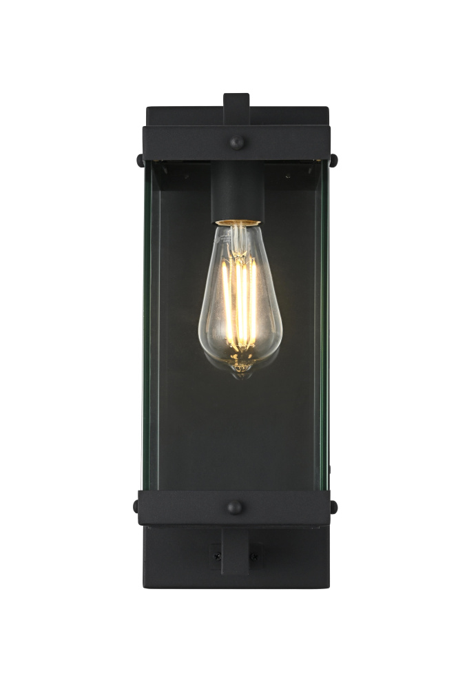 Wall Sconce W5.9" E7.6" H15.4" Black