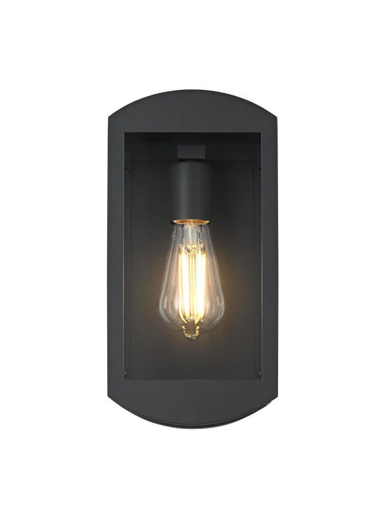 Wall Sconce W6.0" E5.1" H12.0" Black