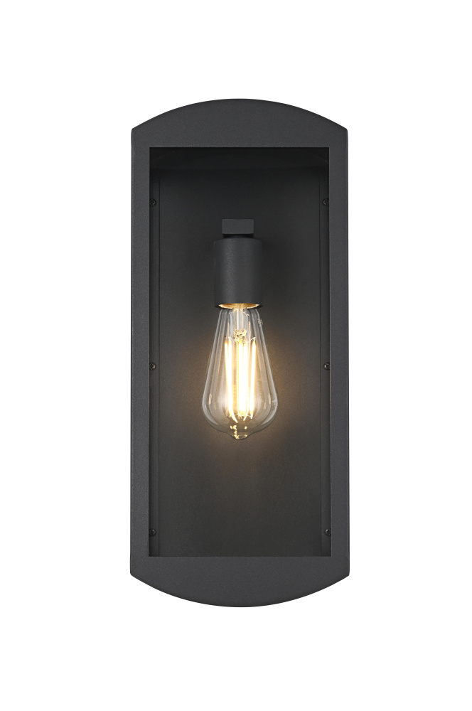 Wall Sconce W6.7" E5.9" H16.0" Black