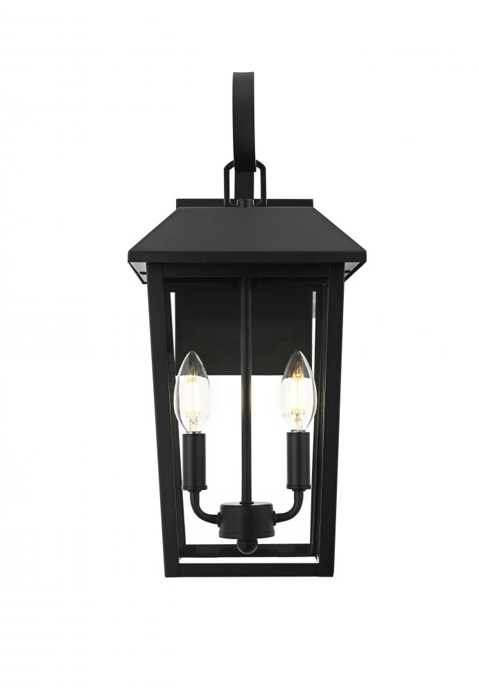 Wall Sconse W8"D 9.2"H18.1" Black