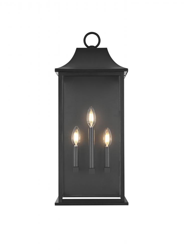 Wall Sconse W10"D8"H24.9" Black