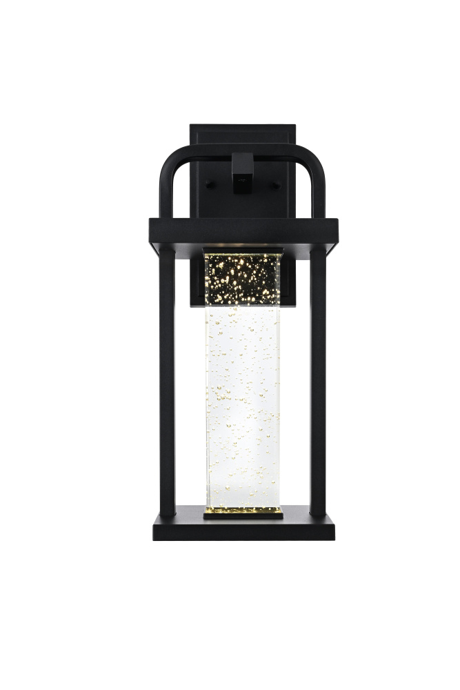 Wall Sconce W6.7"xD7.7"xH15.2" Lt1/LED/11W Black