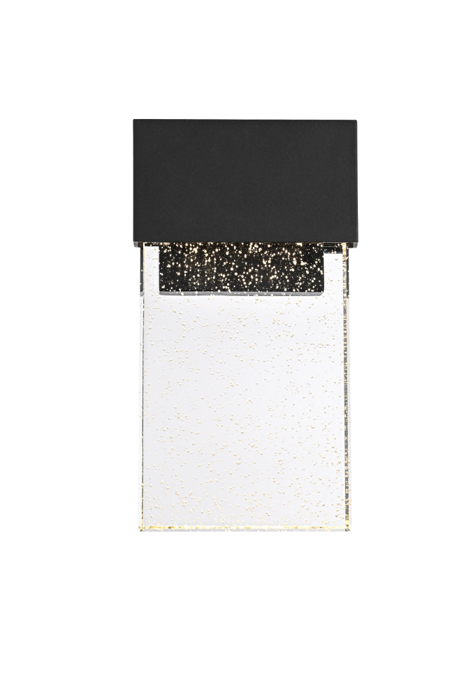 Wall Sconce W6.2"xD3"xH11.3" Lt1/LED/11W Black
