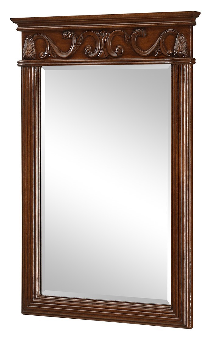 Danville 25 In. Traditional  Mirror In Brown