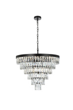 Elegant 1060D27BK - Pendant D27.5"H20.5"L13 Black