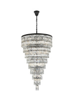 Elegant 1060SR41BK - Pendant D41"H68"L61 Black
