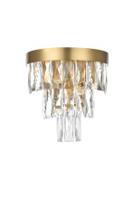 Elegant 1060W10SG - Wall Sconce W10"S6.3"H10.5"L2 Satin Gold