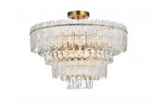 Elegant 1780F25SG - Emilia Flush D25"H19" E12 L8 Satin Gold