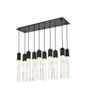 Elegant 2088D42BK - Pendant L42"W12"H24"L10 Black