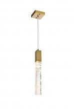 Elegant 2088D5SG - Pendant L5"W5"H24"L1 Satin Gold