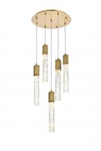 Elegant 2089D20SG - Pendant D20"H24"L5 Satin Gold