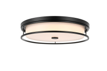 Elegant LD305F20BK - Flush Mount D20" H4" LED 30W 3CCT Black
