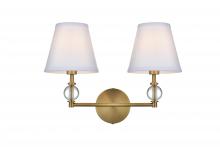 Elegant LD7022W15SG - Bethany 17 inch Wall Sconce in Satin Gold