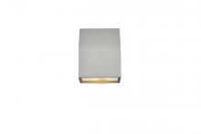 Elegant LDOD4004S - Raine Integrated LED Wall Sconce in Silver