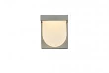 Elegant LDOD4009S - Raine Integrated LED Wall Sconce in Silver