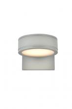 Elegant LDOD4018S - Raine Integrated LED Wall Sconce in Silver