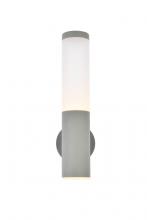 Elegant LDOD4020S - Raine Integrated LED Wall Sconce in Silver
