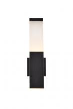 Elegant LDOD4021BK - Raine Integrated LED Wall Sconce in Black