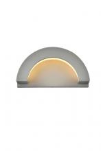 Elegant LDOD4032S - Raine Integrated LED Wall Sconce in Silver