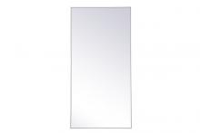 Elegant MR43672WH - Metal Frame Rectangle Mirror 36 Inchx72 Inch in White