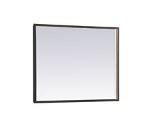Elegant MRE62036BK - Pier 20x36 Inch LED Mirror with Adjustable Color Temperature 3000k/4200k/6400k in Black