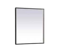 Elegant MRE62436BK - Pier 24x36 Inch LED Mirror with Adjustable Color Temperature 3000k/4200k/6400k in Black