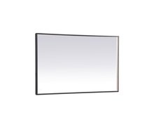 Elegant MRE63048BK - Pier 30x48 Inch LED Mirror with Adjustable Color Temperature 3000k/4200k/6400k in Black