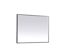 Elegant MRE63648BK - Pier 36x48 Inch LED Mirror with Adjustable Color Temperature 3000k/4200k/6400k in Black