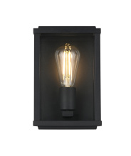 Elegant OD412W10BK - Wall Sconce W6.3" E4.3" H9.8" Black