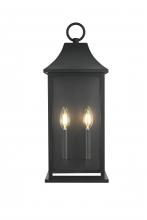 Elegant OD503W21BK - Wall Sconse W8"D6.1"H20.5" Black