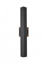 Elegant OD505W24BK - Wall Sconse W4.7"D3.5"H24" Black