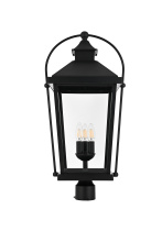 Elegant OD605P27BK - Pole Light W13.3"xD11"xH26.8" Lt3/E12/40W Black