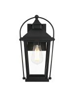 Elegant OD605W14BK - Wall Sconce W7.6"xD7.1"xH13.9" Lt1/E26/60W Black