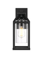 Elegant OD606W14BK - Wall Sconce W5.5"xD6.6"xH14.2" Lt1/E26/60W Black