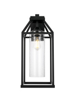 Elegant OD606W24BK - Wall Sconce W10.2"xD11"xH24.2" Lt1/E26/60W Black