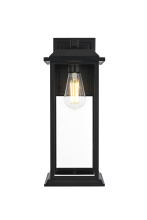 Elegant OD611W17BK - Wall Sconce W6.5"xD7.6"xH16.7" Lt1/E26/60W Black