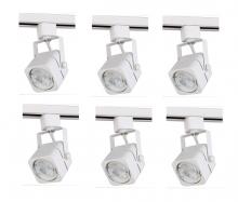 Elegant TKH200MW-6PK - Matte Frosted White Track Head, 120v, Fits Gu10, (Light Source Not Included)l2.94 W2.31 H5.75 6 Pack