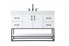 Elegant VF29248WH - 48 inch Single Bathroom Vanity in White